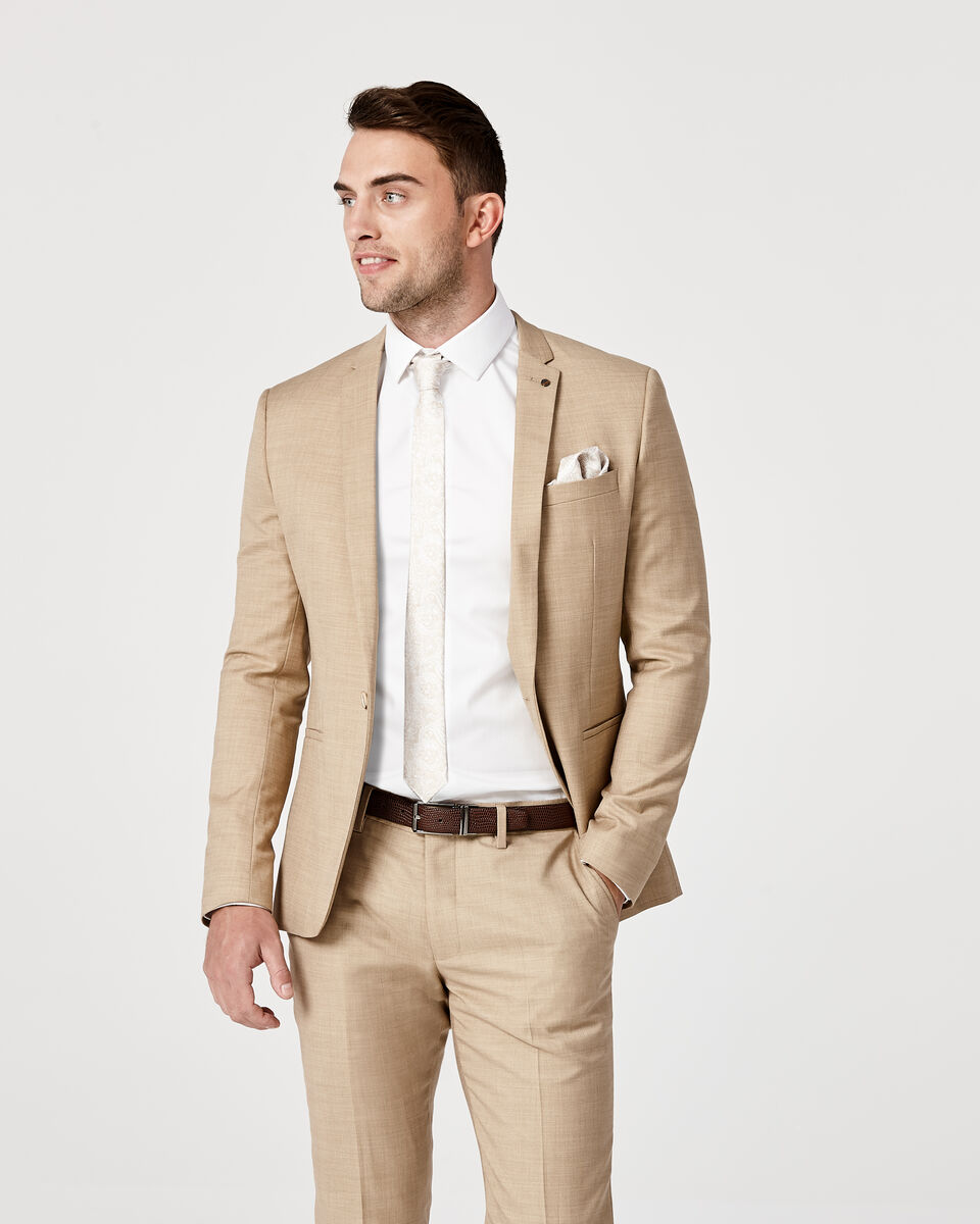 Crofton Suit Jacket, Tan, hi-res